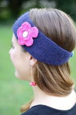 Headwrap with flower